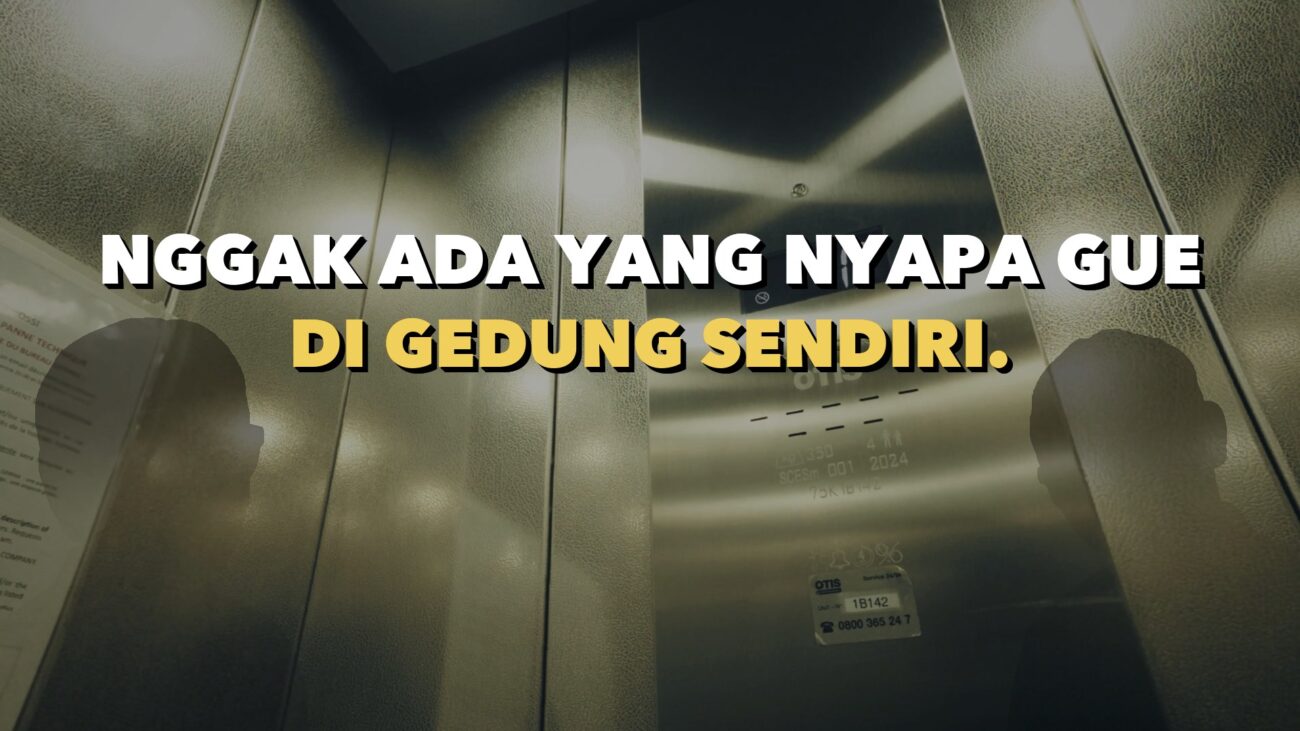 Lorong gedung apartemen tua di Jenewa