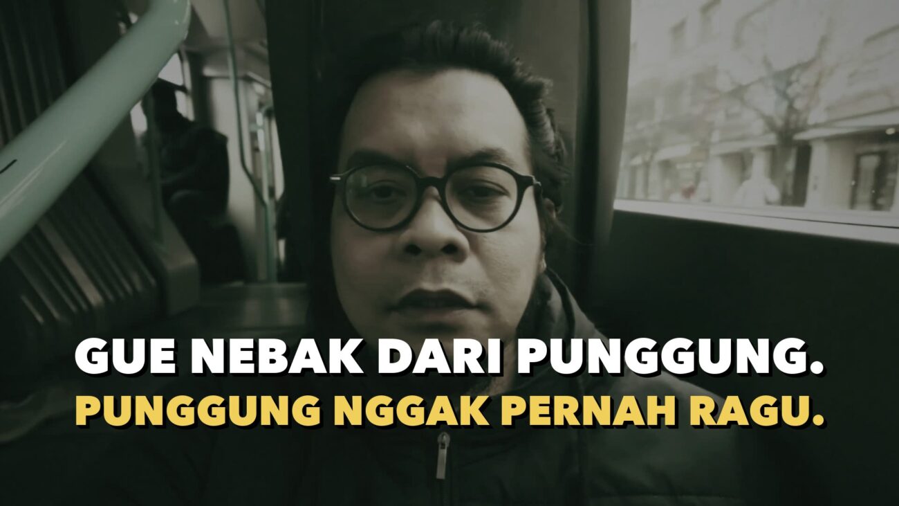 Pemandangan jalanan Jenewa dari balik jendela tram