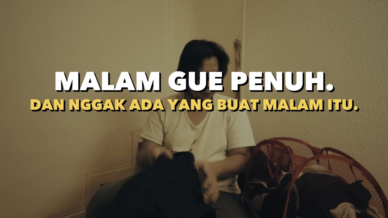 Berjalan pulang malam hari di Jenewa
