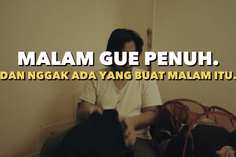 Berjalan pulang malam hari di Jenewa