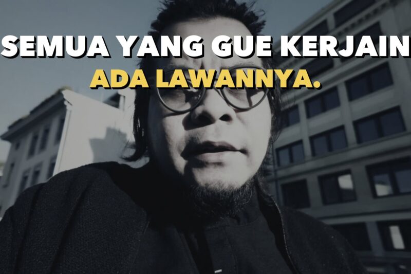 Berjalan di taman kota Jenewa