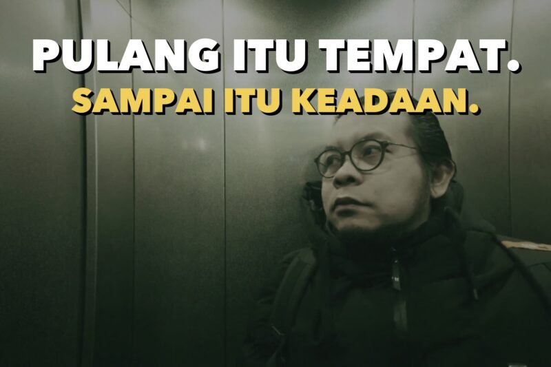 Lorong menuju pintu apartemen di Jenewa
