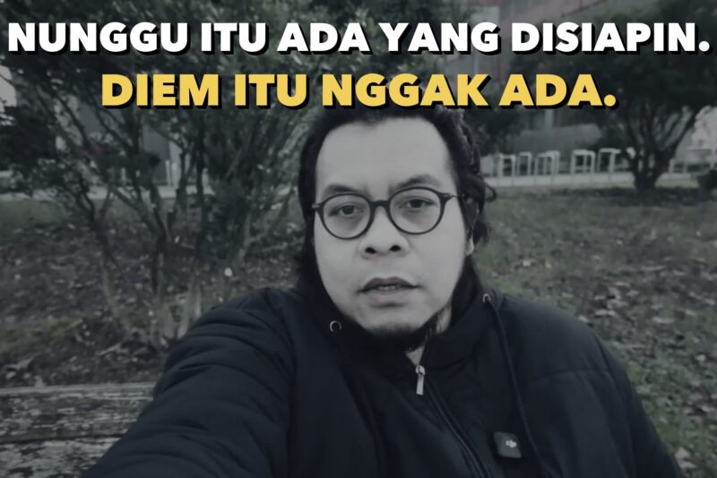 Deretan pohon di taman Jenewa